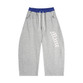 Plaid Waistband Barrel Sweatpants
