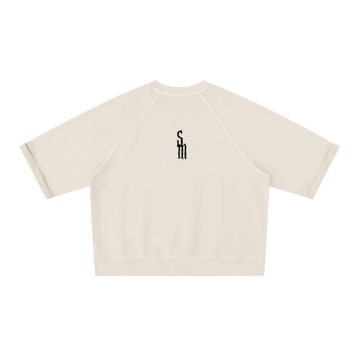 Unisex Vintage Wash Boxy Short Sleeve Sweatshirt