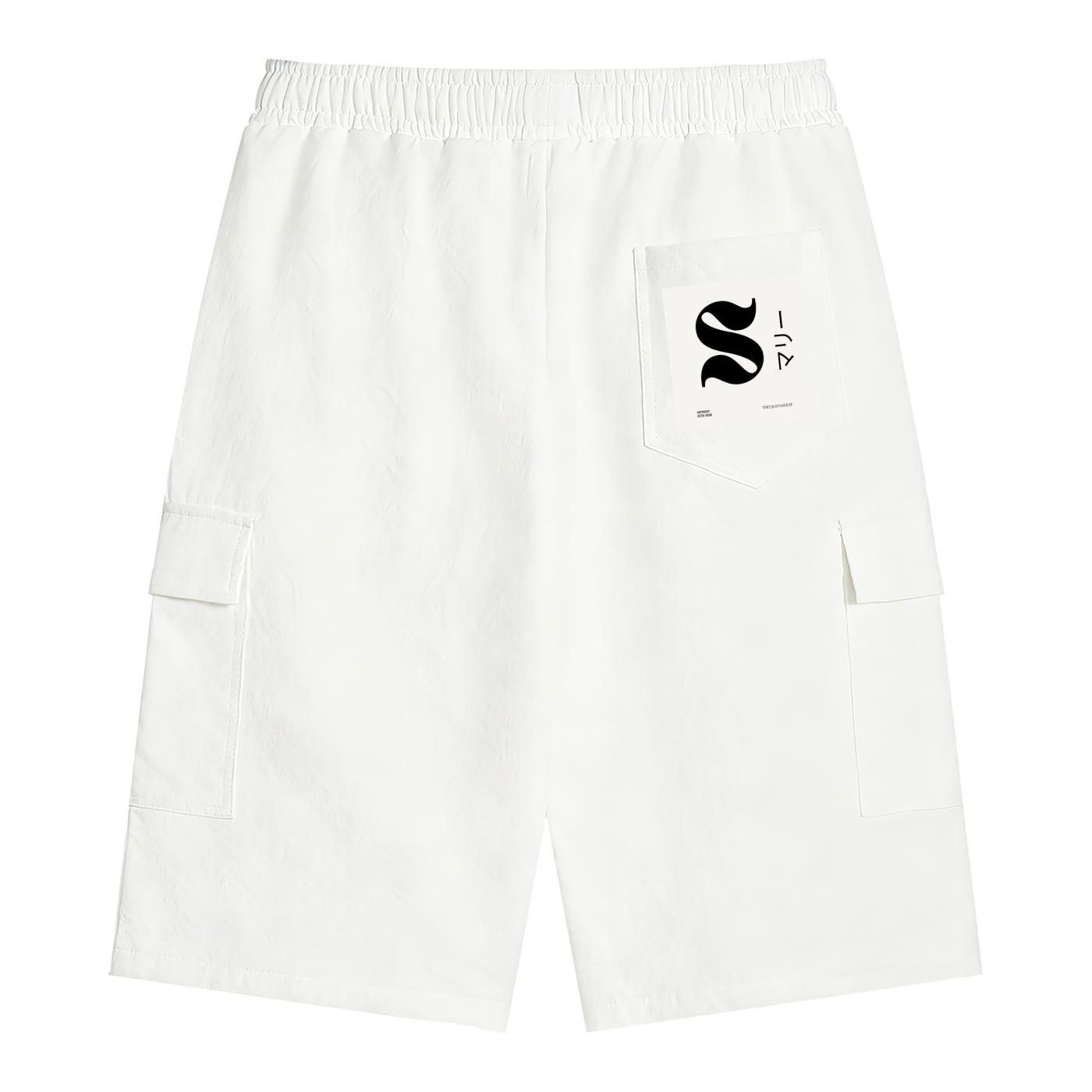 Unisex Drawstring Cargo Shorts