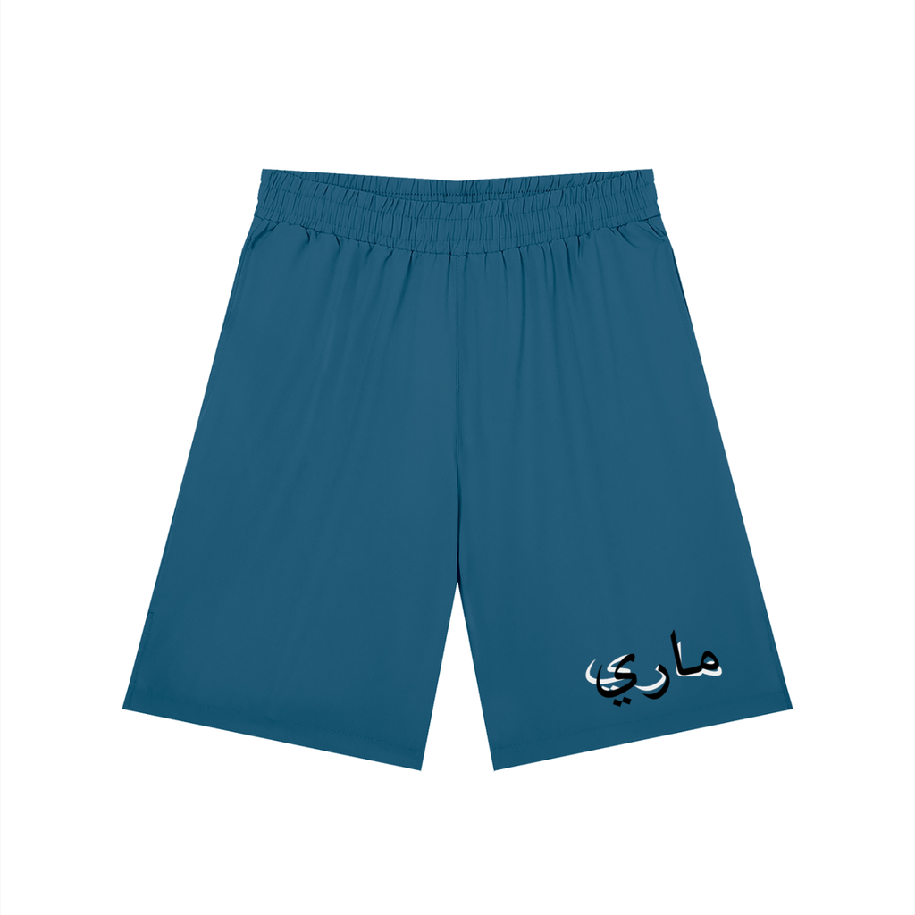 Men’s Solid Elastic Waist Shorts