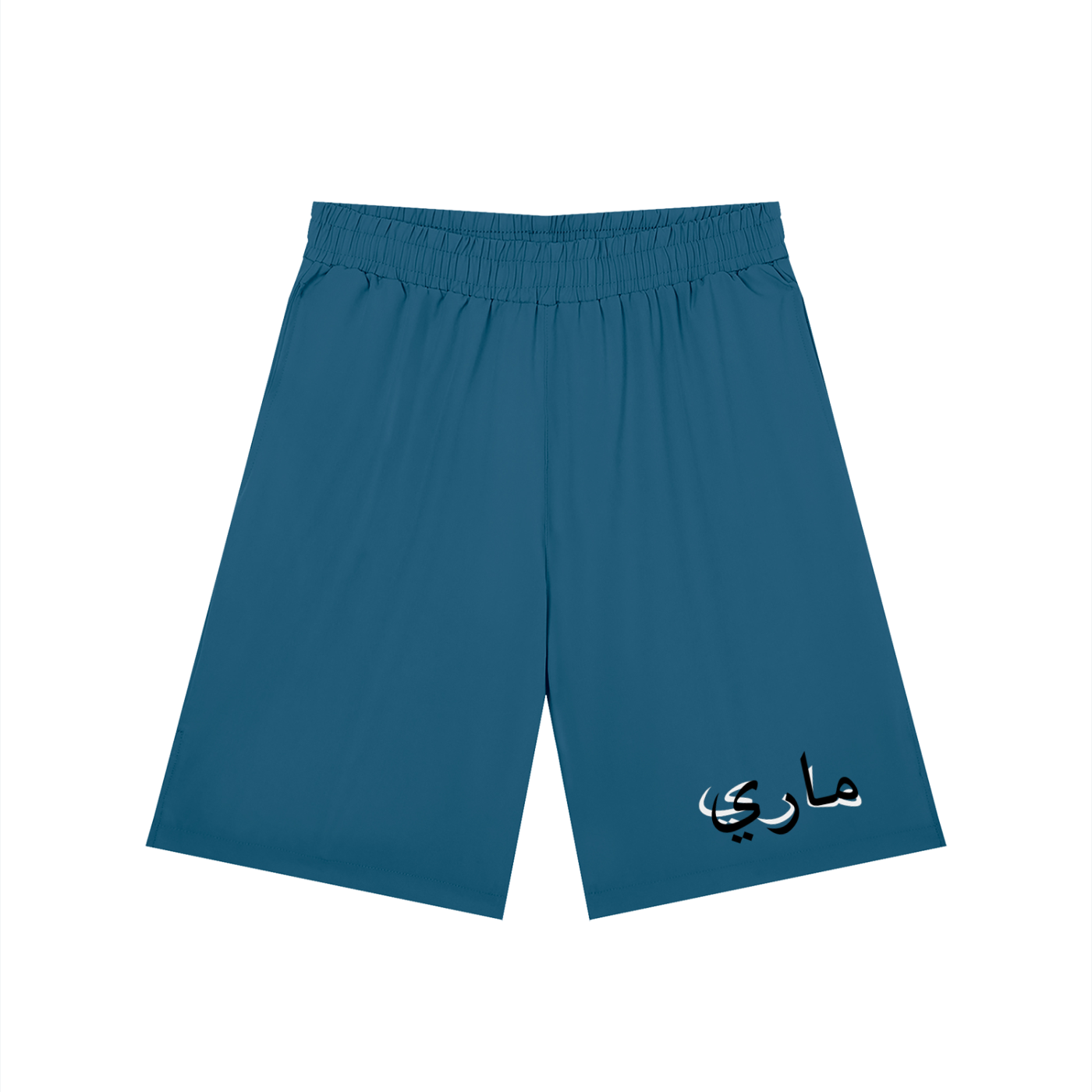 Men’s Solid Elastic Waist Shorts