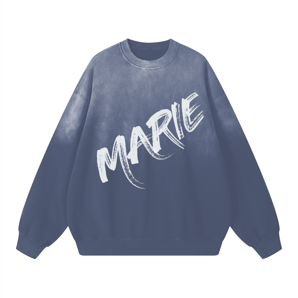 Sunfade Drop-Shoulder Cotton Sweatshirt