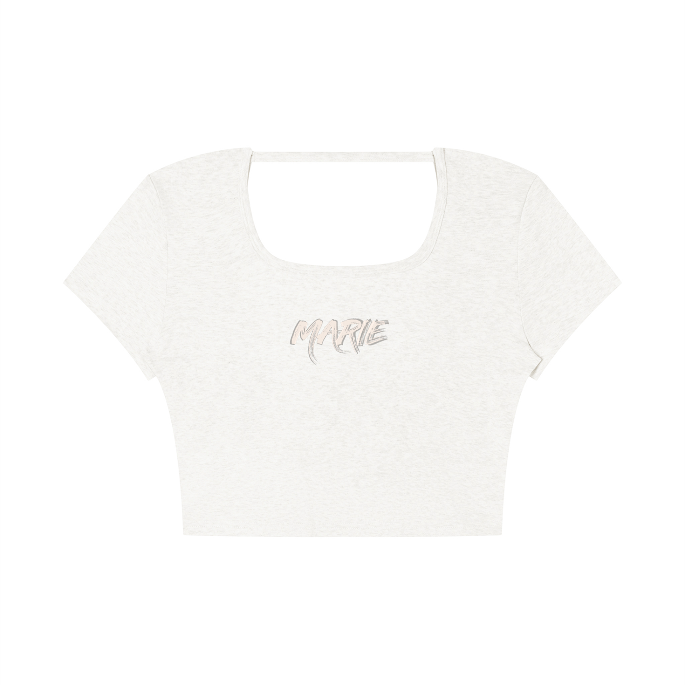 Women's Square Neck Crop T-Shirt