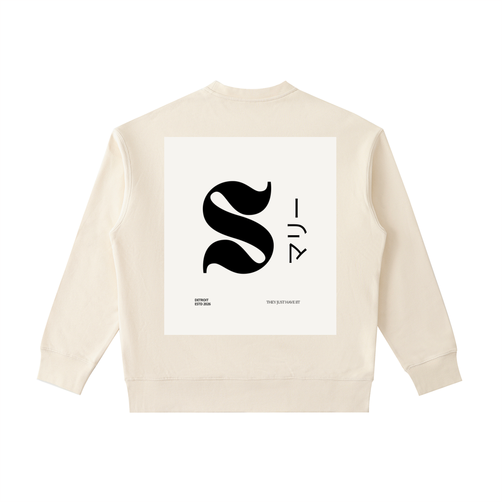 Heavyweight Patch Pocket Crewneck Sweatshirt