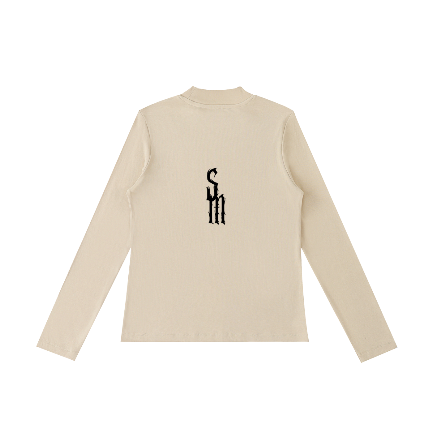 Essential Mock Neck Long Sleeve T-Shirt