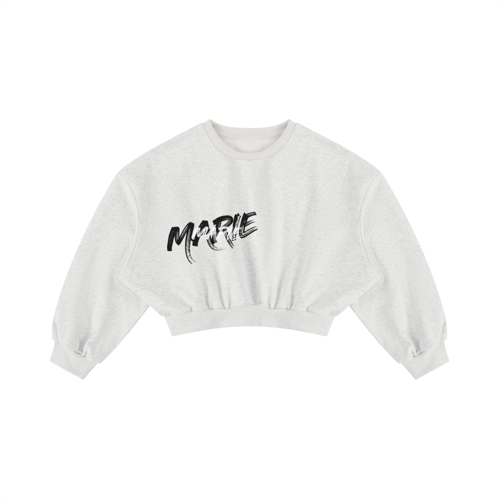 Women's Boxy Cropped Crewneck Sweatshirt