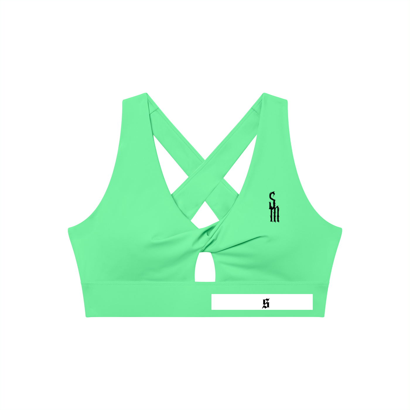 Women's Twist Front V-Neck Sports Bra