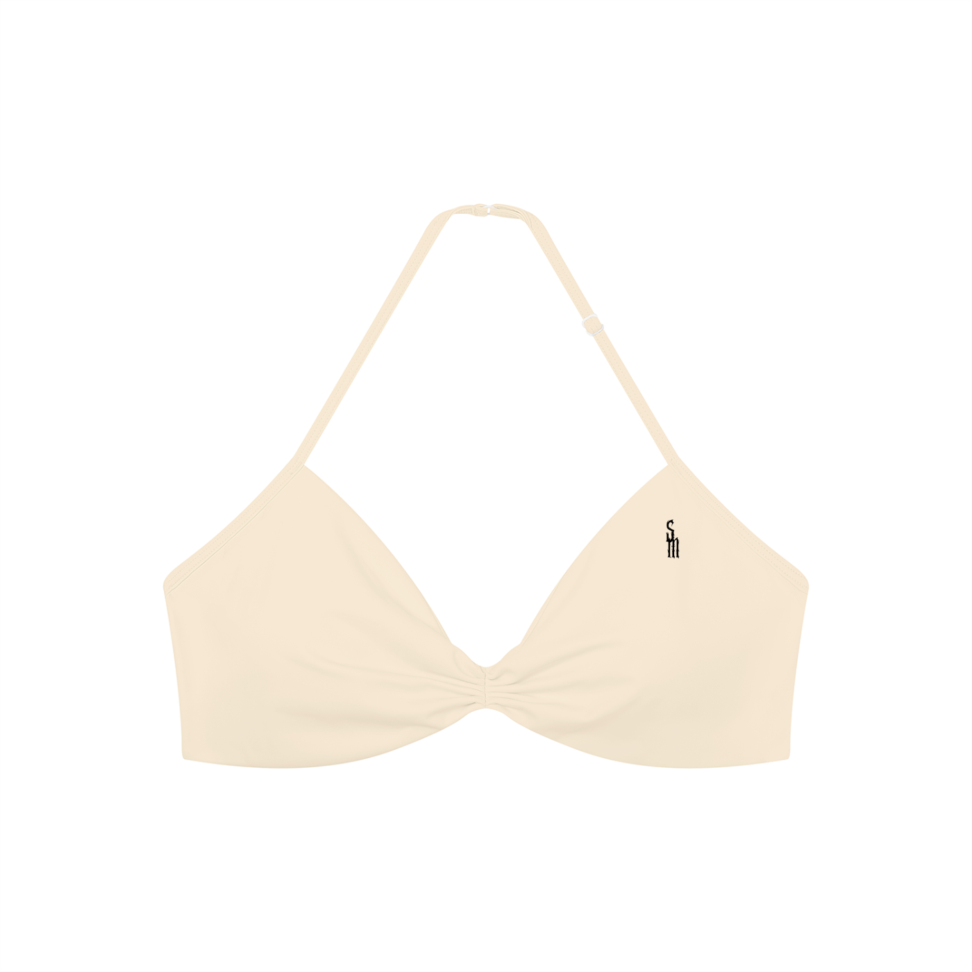 Women’s Ruched Halter-Neck Sports Bra