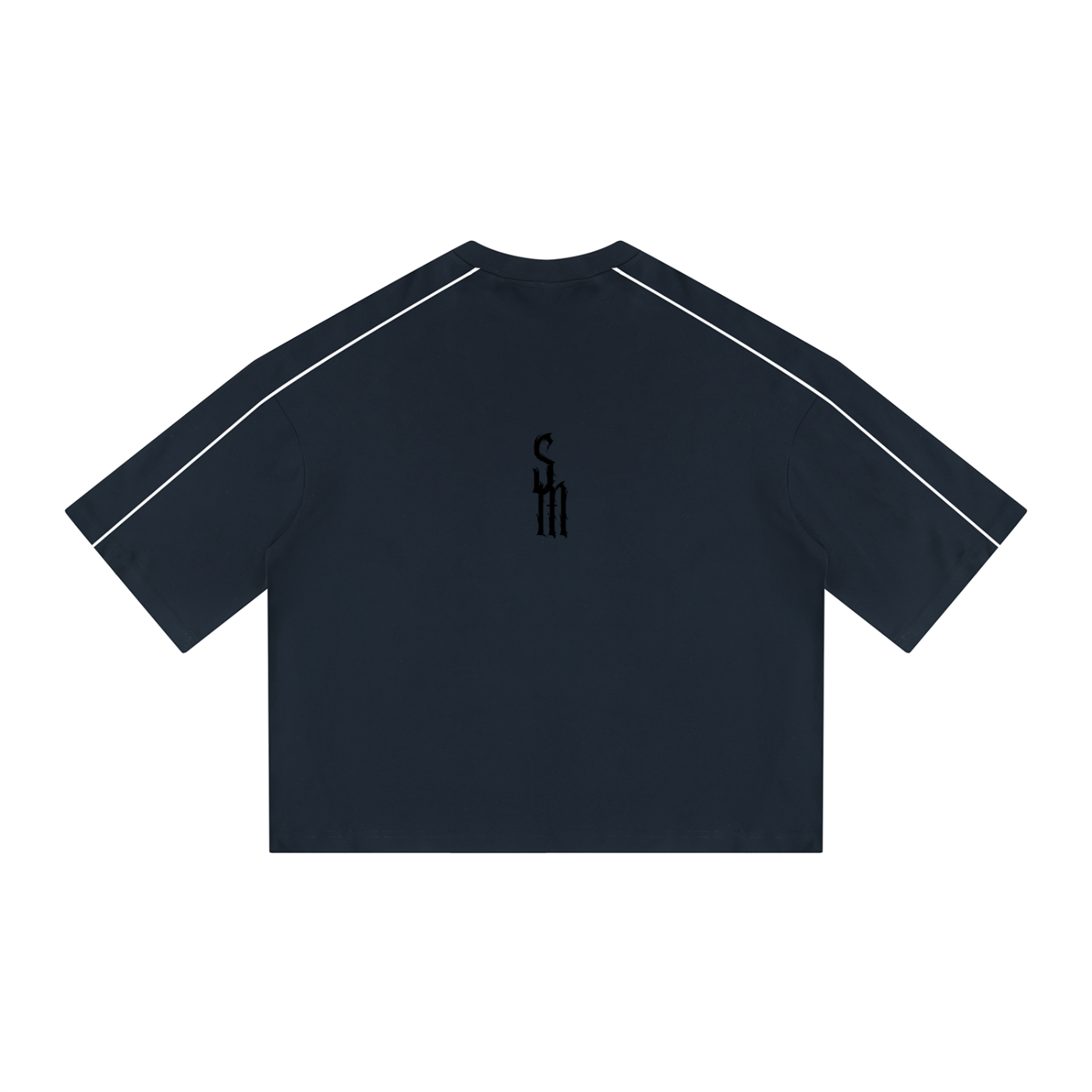 Unisex Heavyweight Boxy Piping T-Shirt