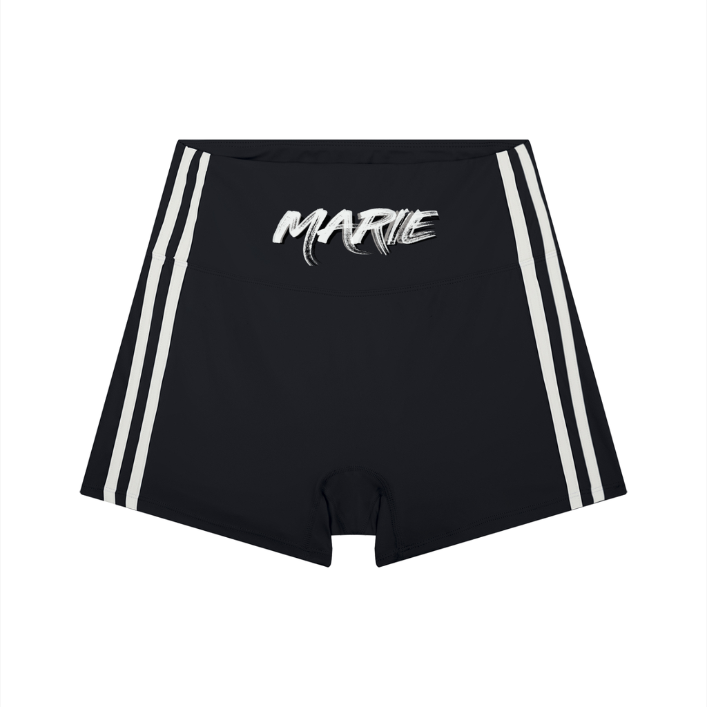 Women’s High-Waist Color Block Yoga Shorts