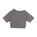 Asymmetric Shoulder Oversized Cotton T-Shirt