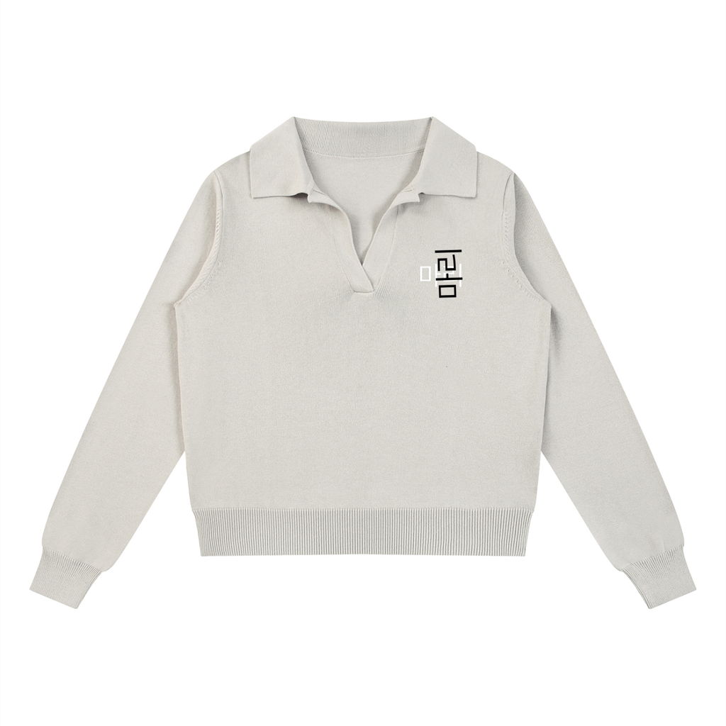 Women’s Collared Pullover Knit Sweater