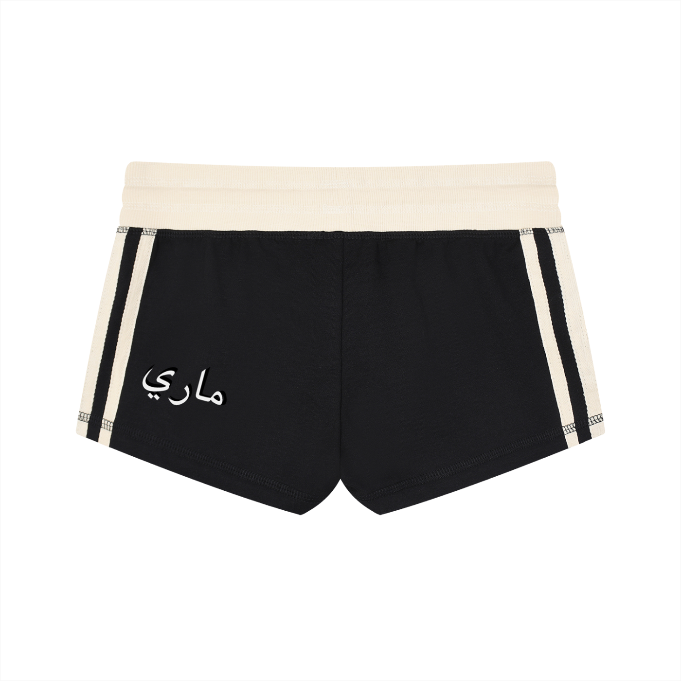 Women's Contrast Stripe Track Shorts