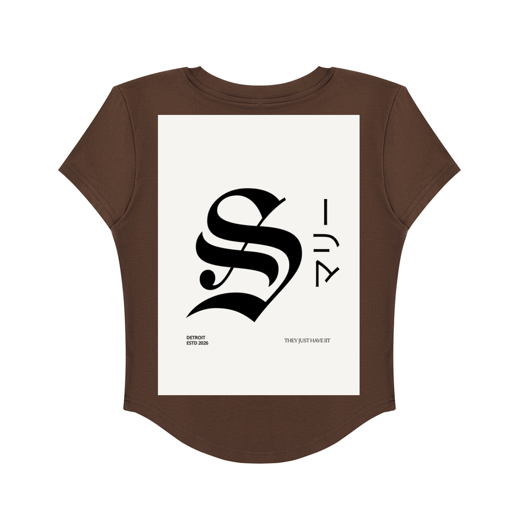 Women's Paneled Crop T-Shirt