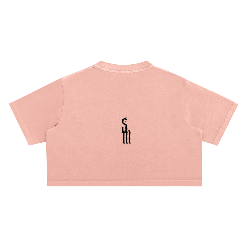 Snow Washed Crop Top