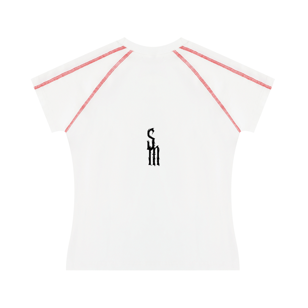 Women's Contrast Stitch Raglan T-Shirt