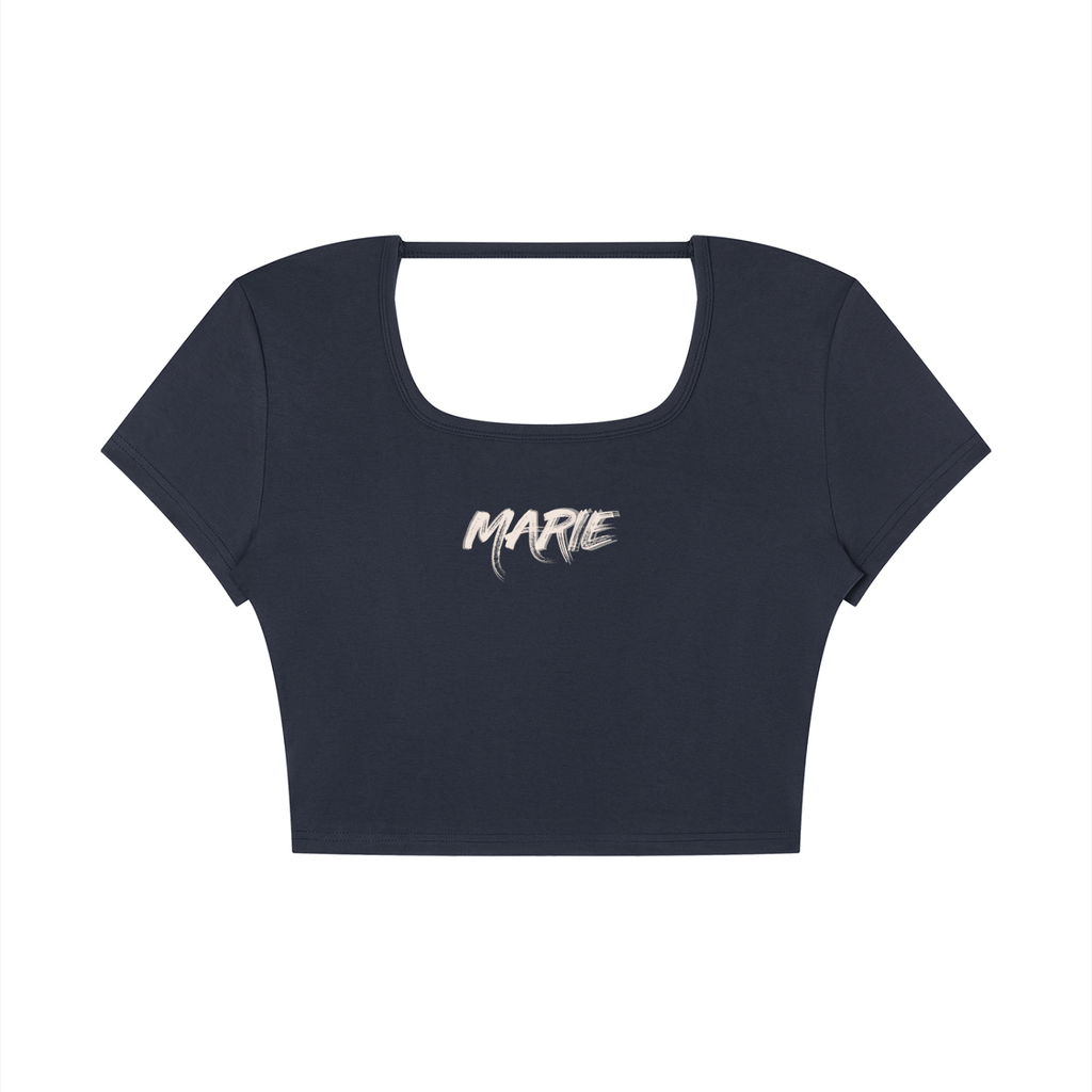 Women's Square Neck Crop T-Shirt