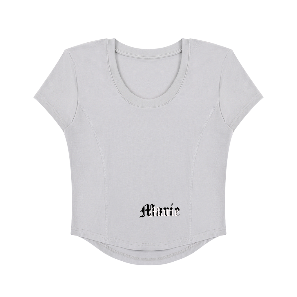 Women's Paneled Crop T-Shirt