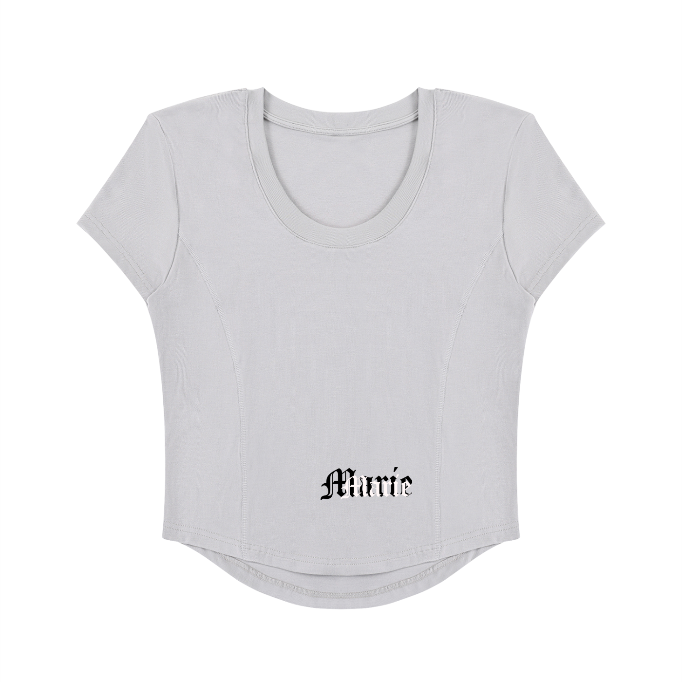 Women's Paneled Crop T-Shirt
