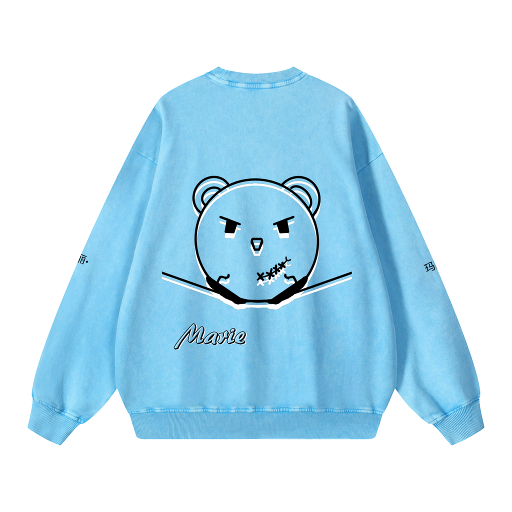 Snow Washed Oversized Sweatshirt