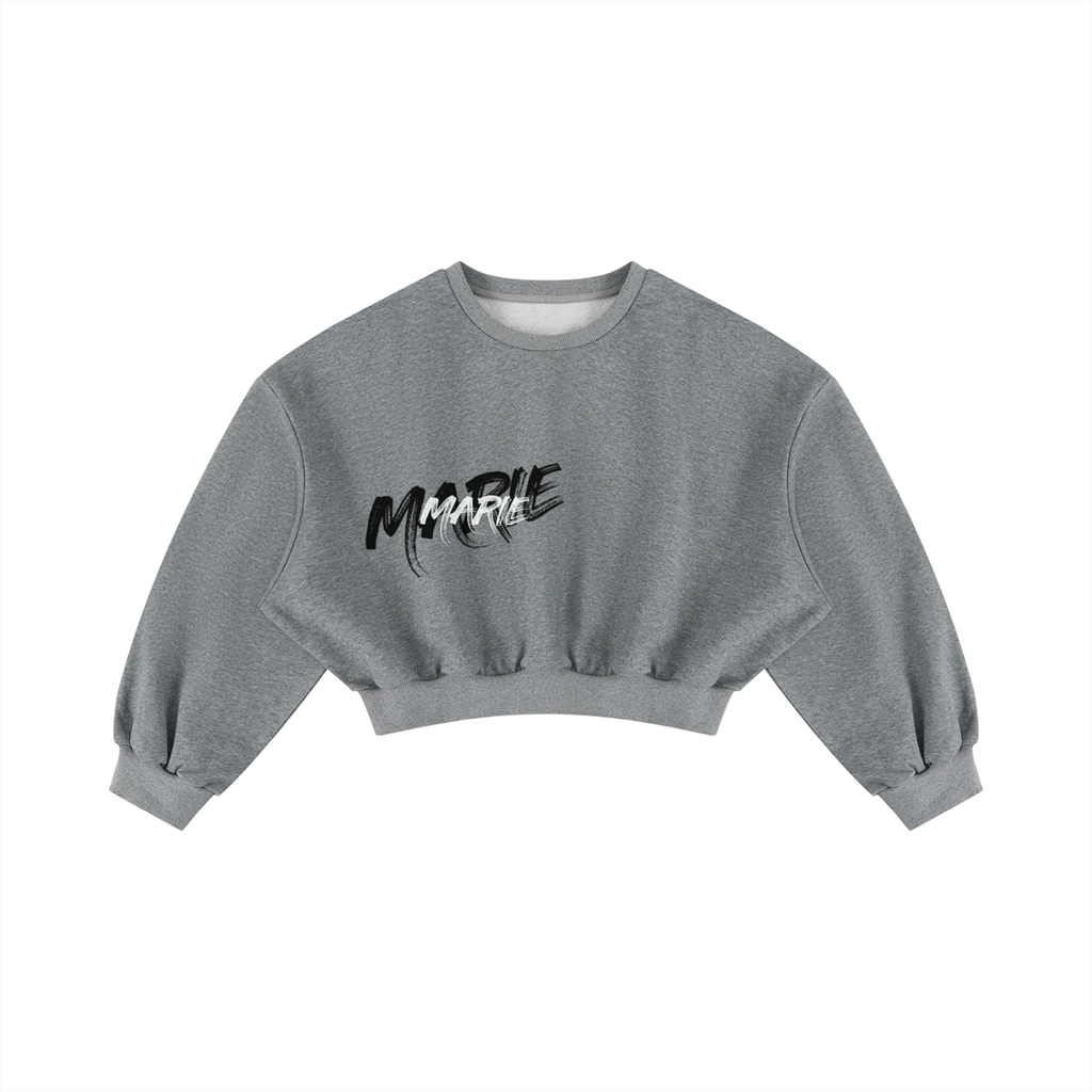 Women's Boxy Cropped Crewneck Sweatshirt