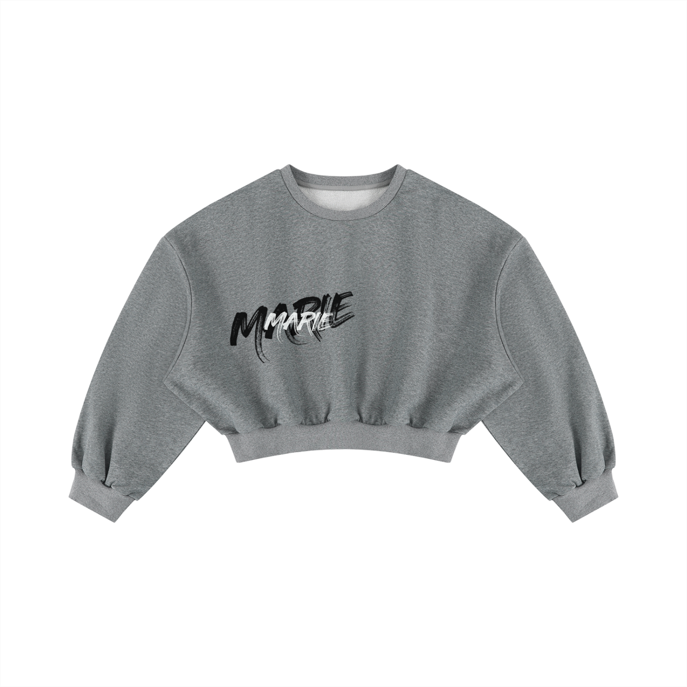 Women's Boxy Cropped Crewneck Sweatshirt