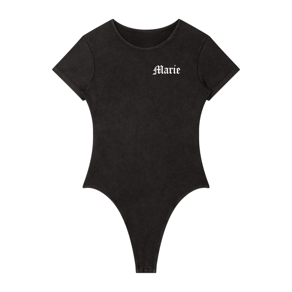 Women's Mineral Wash Crewneck Bodysuit