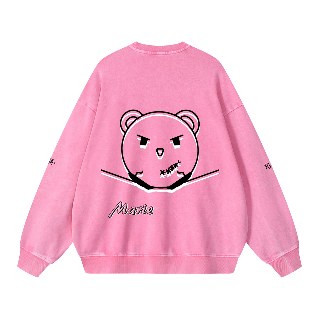 Snow Washed Oversized Sweatshirt
