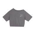 Asymmetric Shoulder Oversized Cotton T-Shirt