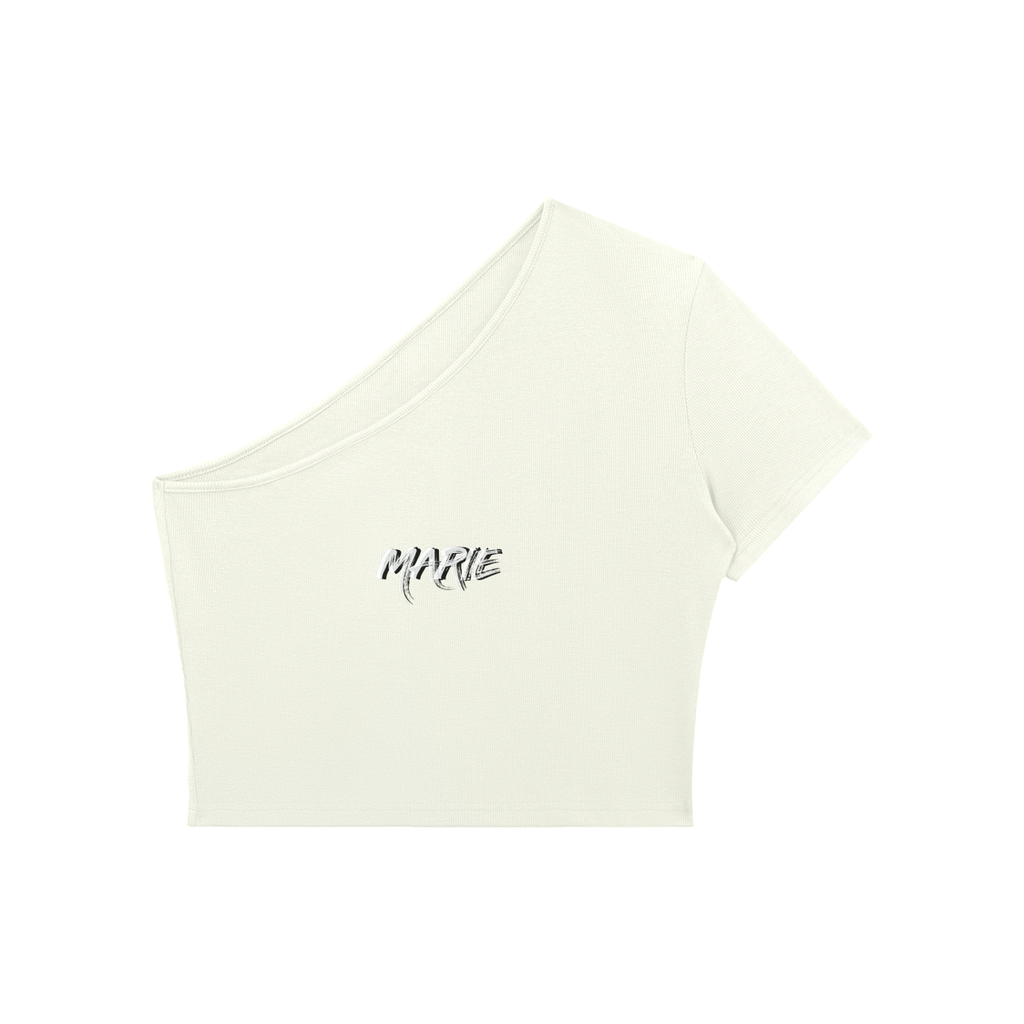 Women's One-Shoulder Crop T-Shirt