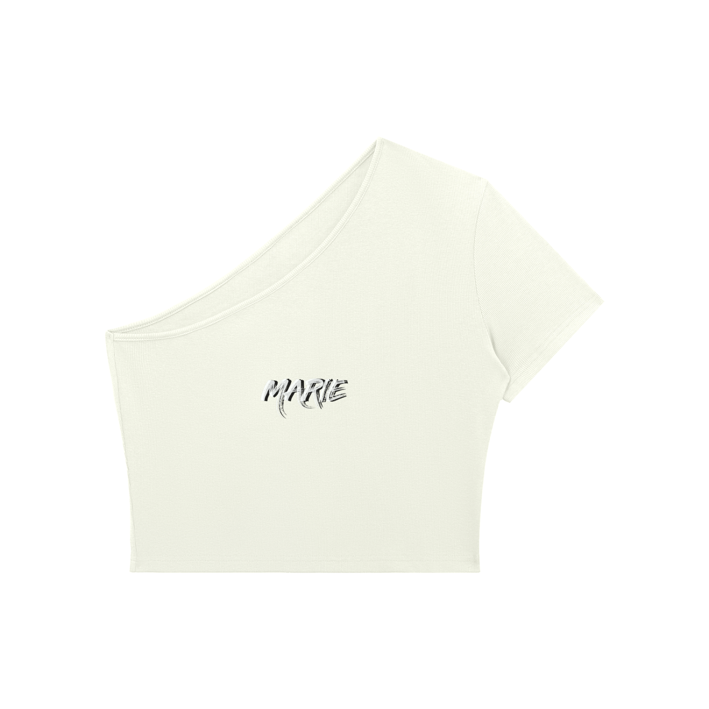 Women's One-Shoulder Crop T-Shirt