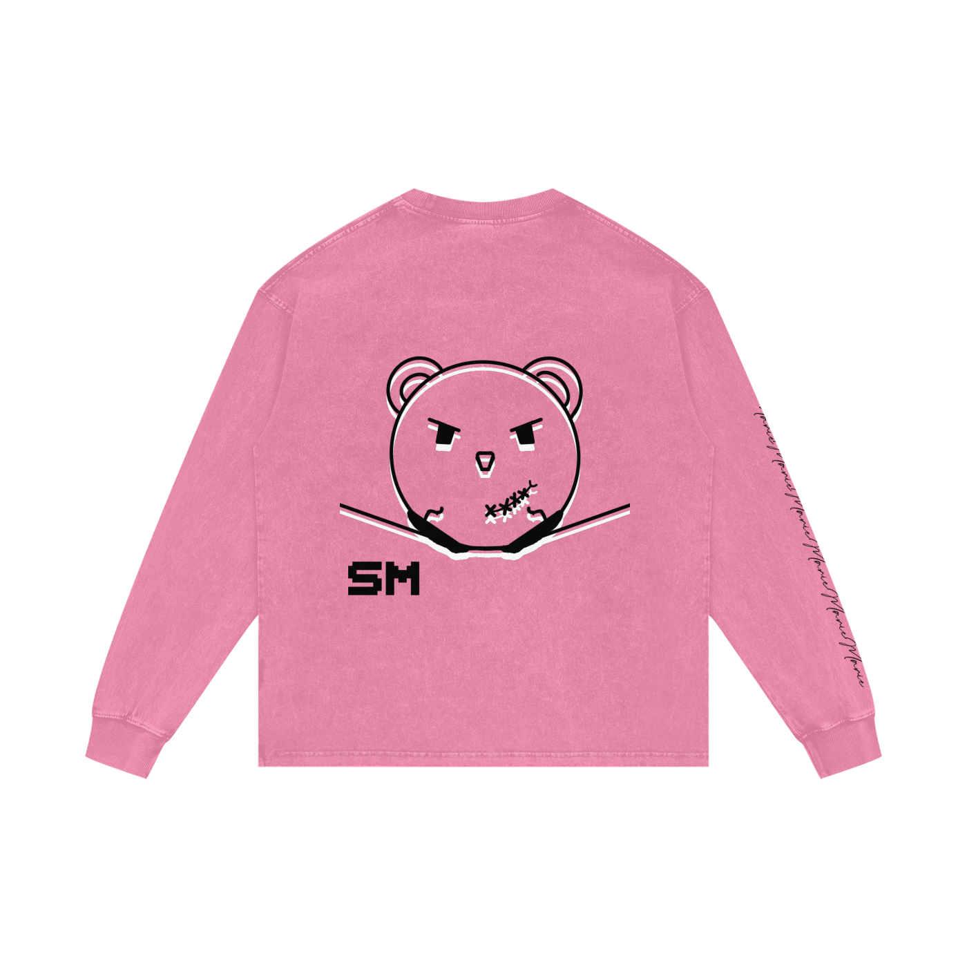 Acid Wash Oversize Long Sleeve T-Shirt