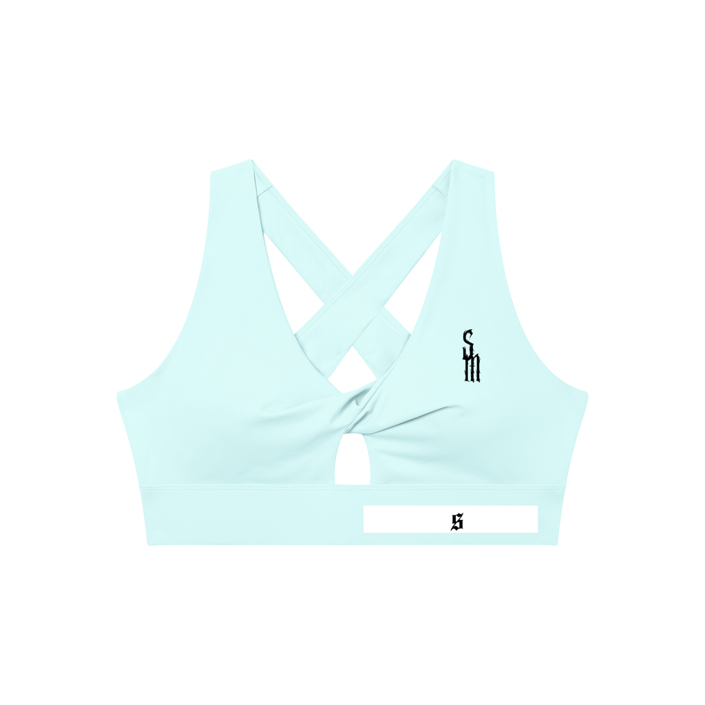 Women's Twist Front V-Neck Sports Bra