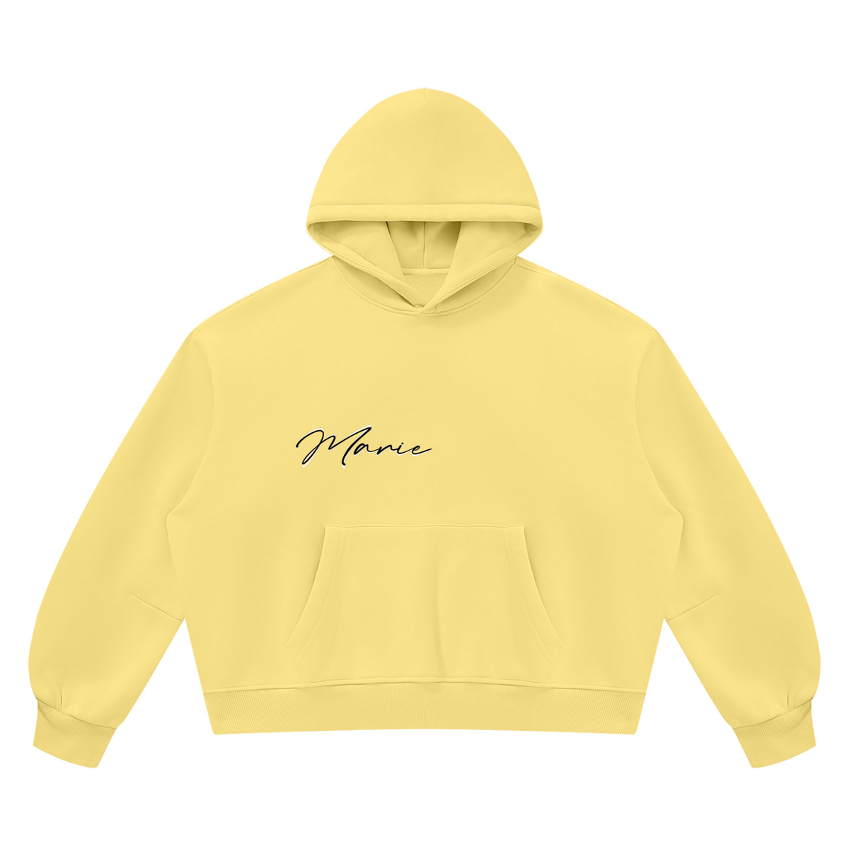 Unisex Vintage Wash Boxy Fleece Hoodie