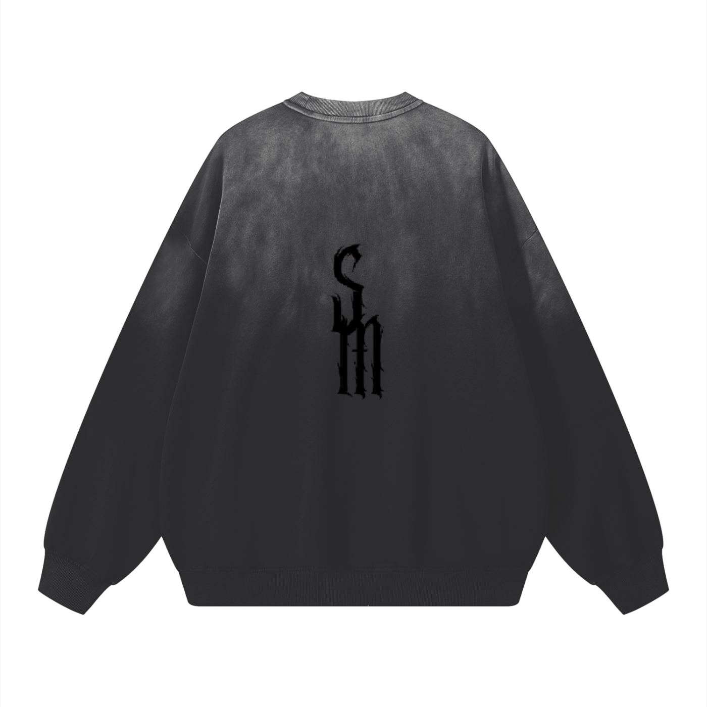 Sunfade Drop-Shoulder Cotton Sweatshirt