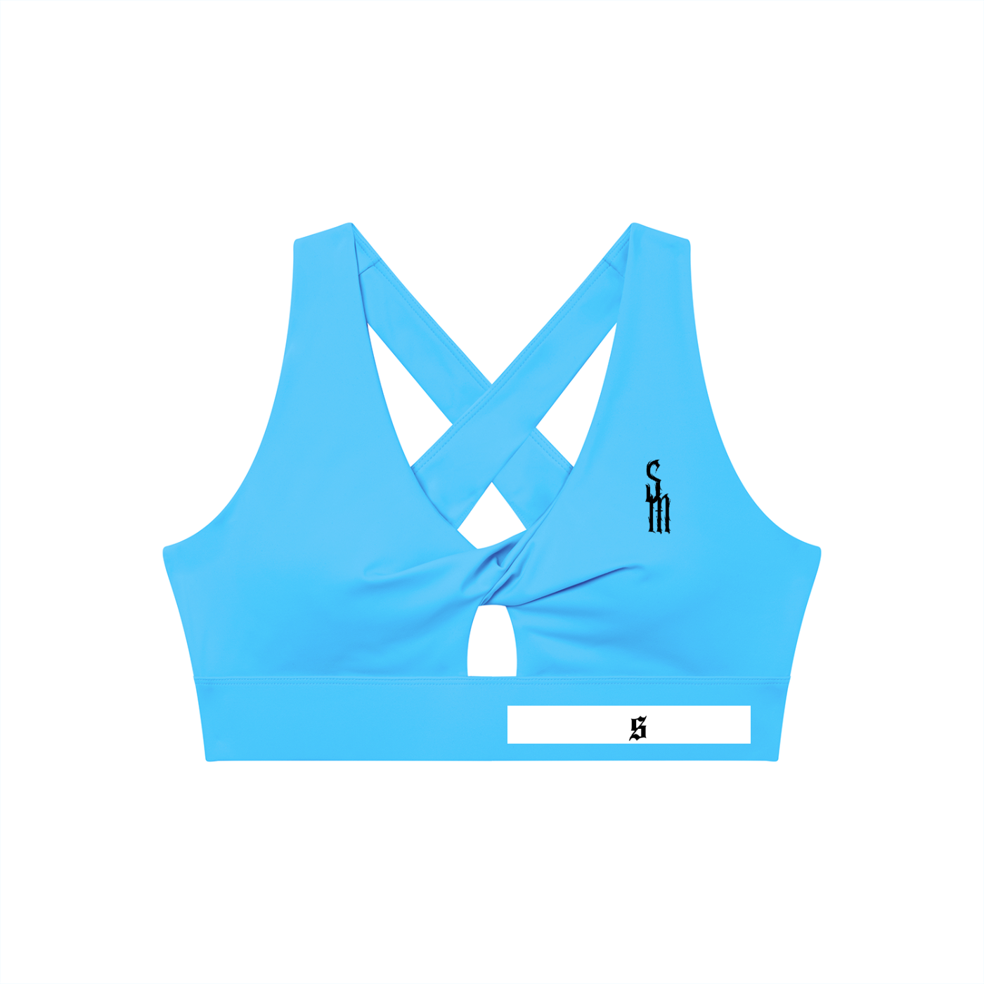 Women's Twist Front V-Neck Sports Bra