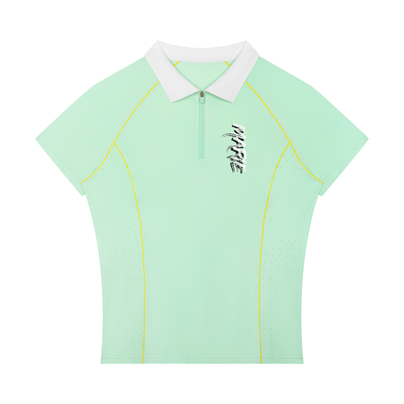 Women’s Slim Fit Quarter-Zip Polo Shirt