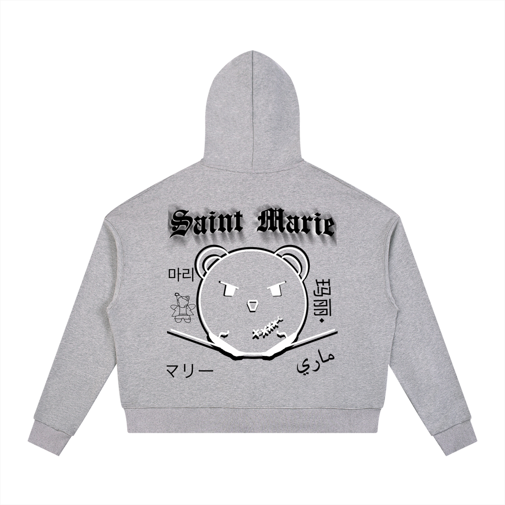 Contrast Drawstring Hoodie