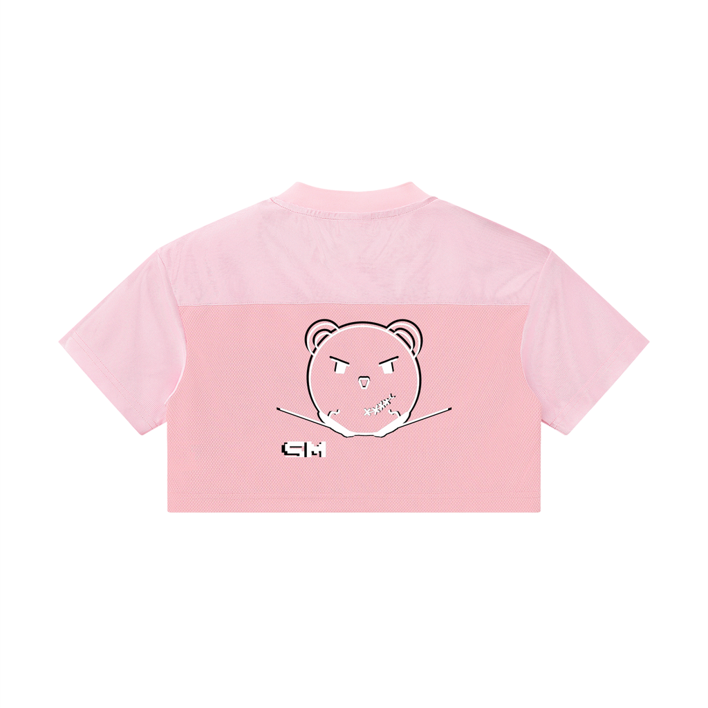 Women’s Cropped Paneled V-Neck Jersey