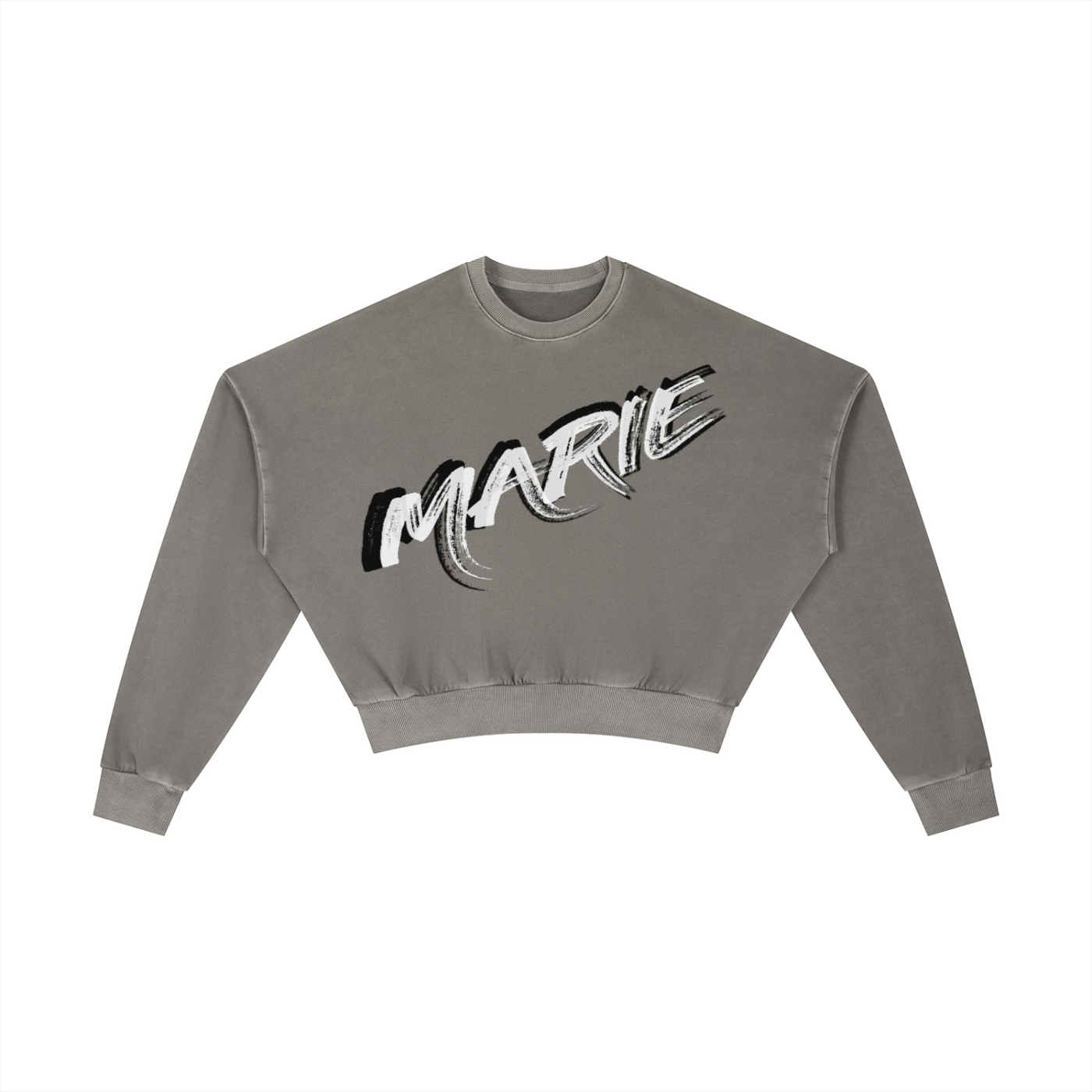 Vintage Washed Cropped Sweatshirt
