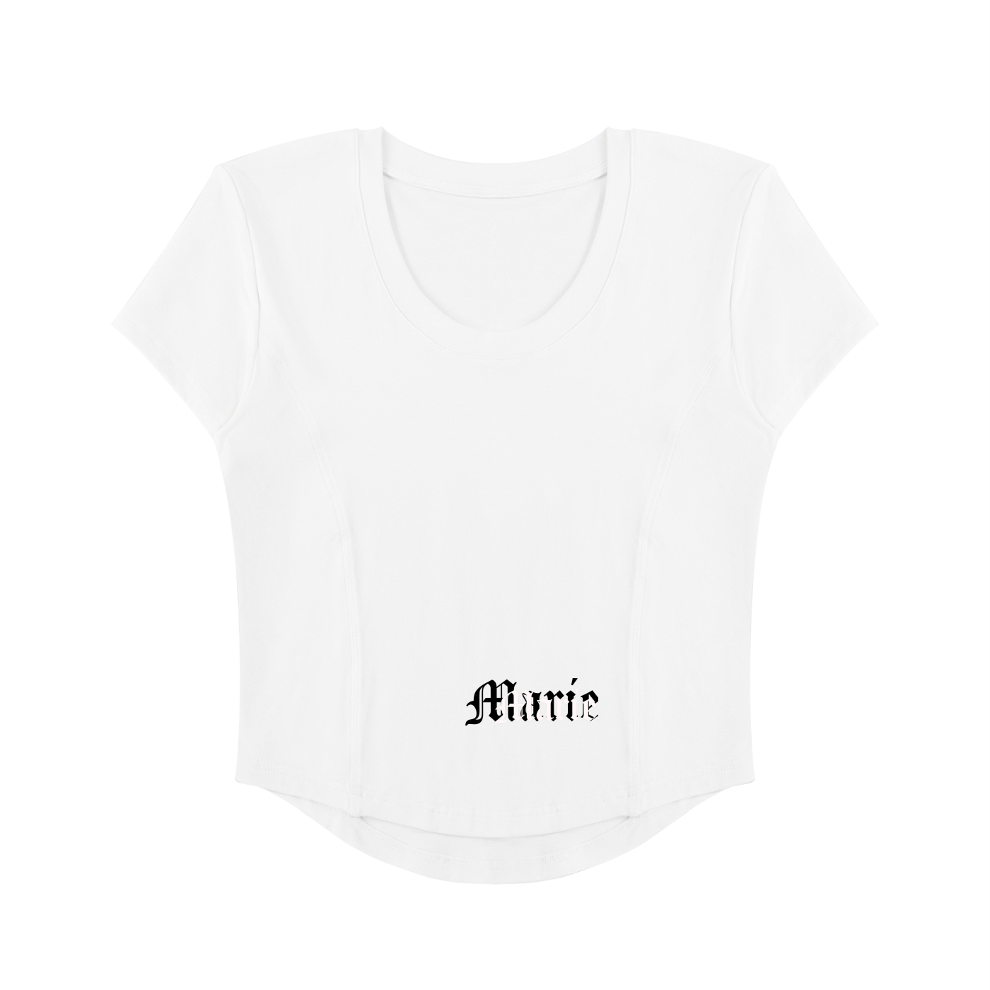 Women's Paneled Crop T-Shirt
