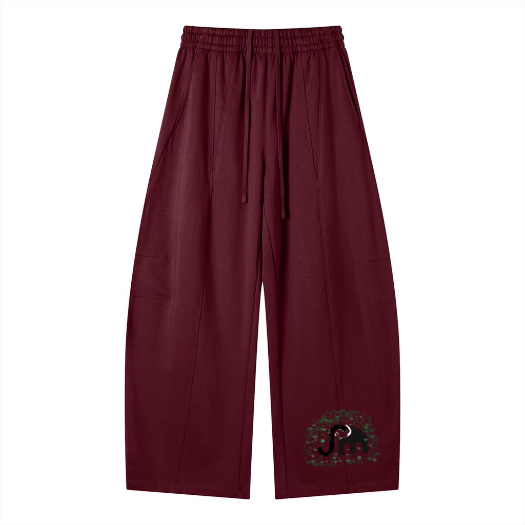 Heavyweight Wide Leg Panel Sweatpants