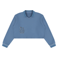 Women’s Crop Collared Sweatshirt