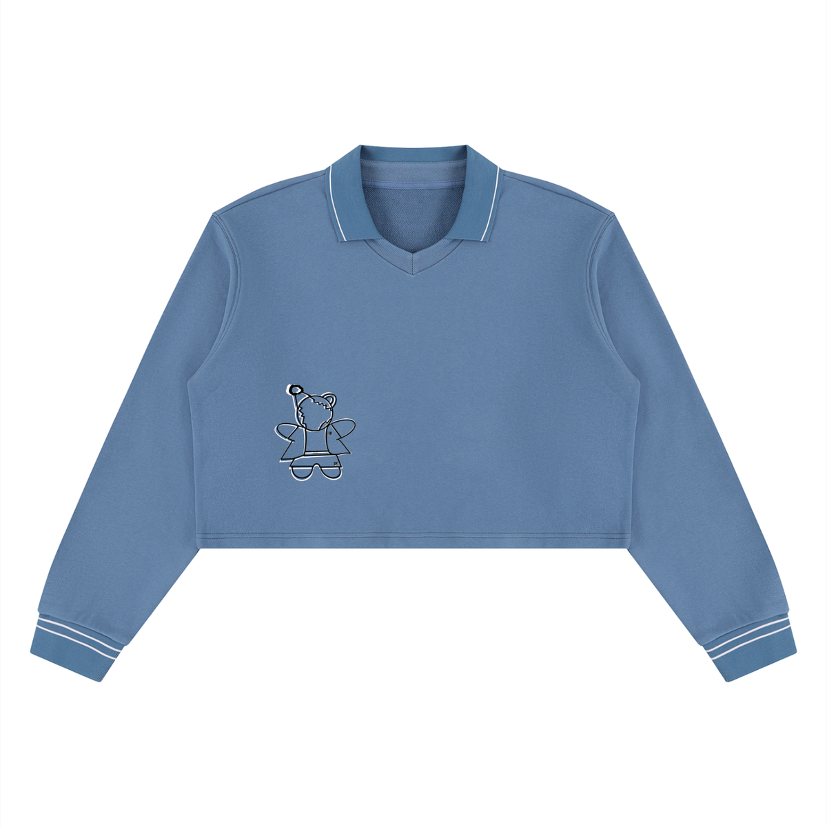 Women’s Crop Collared Sweatshirt