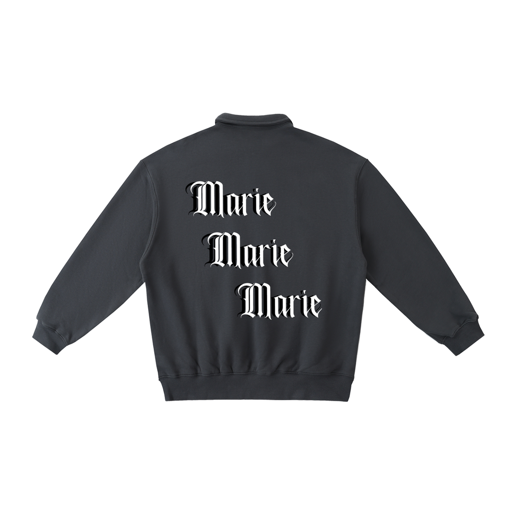 Heavyweight Polo-Collar Sweatshirt