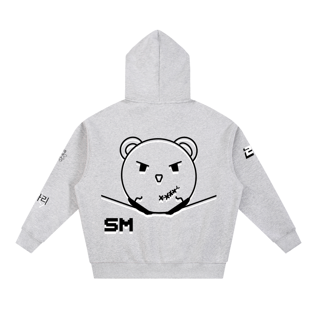 Essential Oversized Boxy Fit Fleece Hoodie