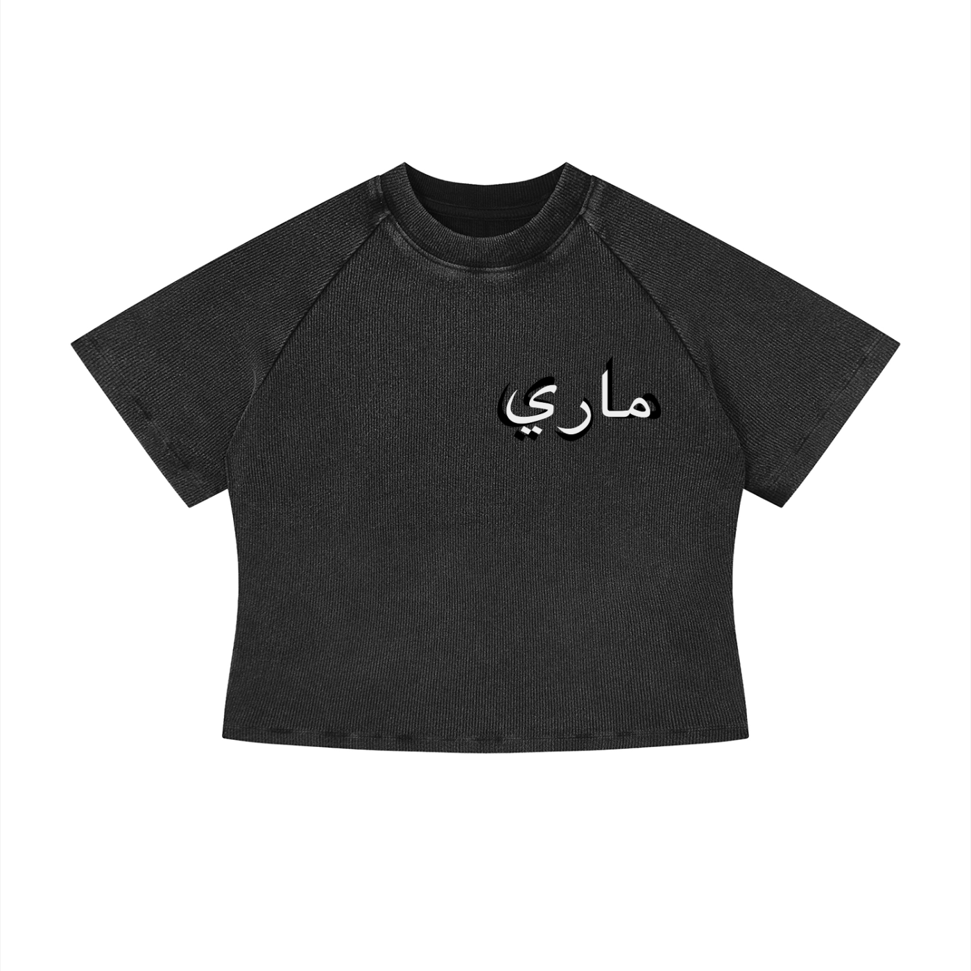 Women's Mineral Wash Crop T-Shirt