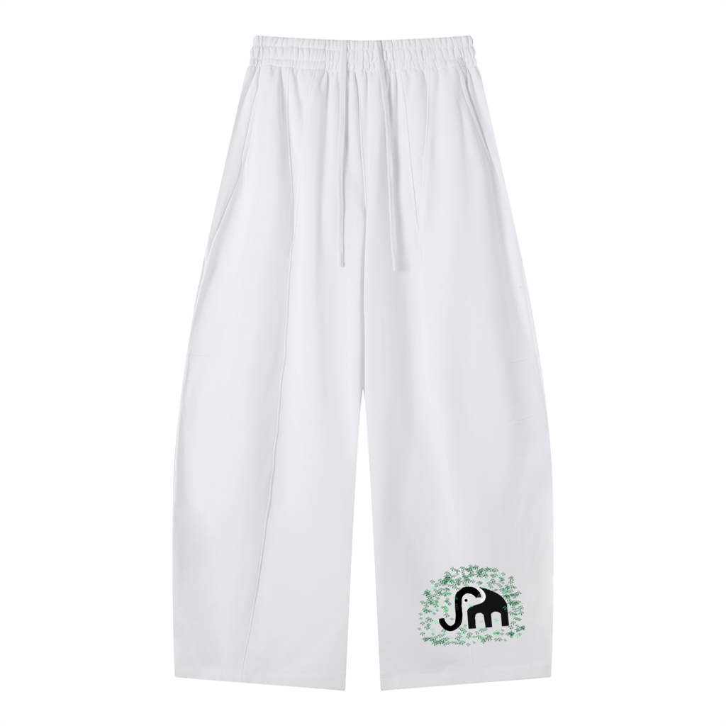 Heavyweight Wide Leg Panel Sweatpants