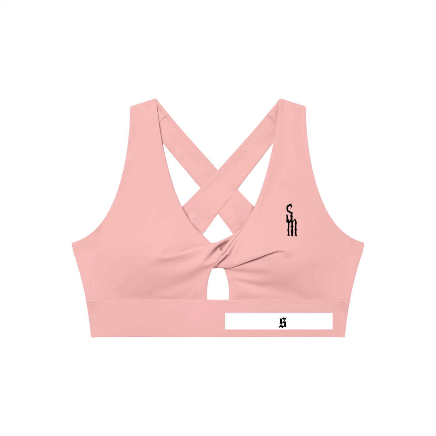 Women's Twist Front V-Neck Sports Bra