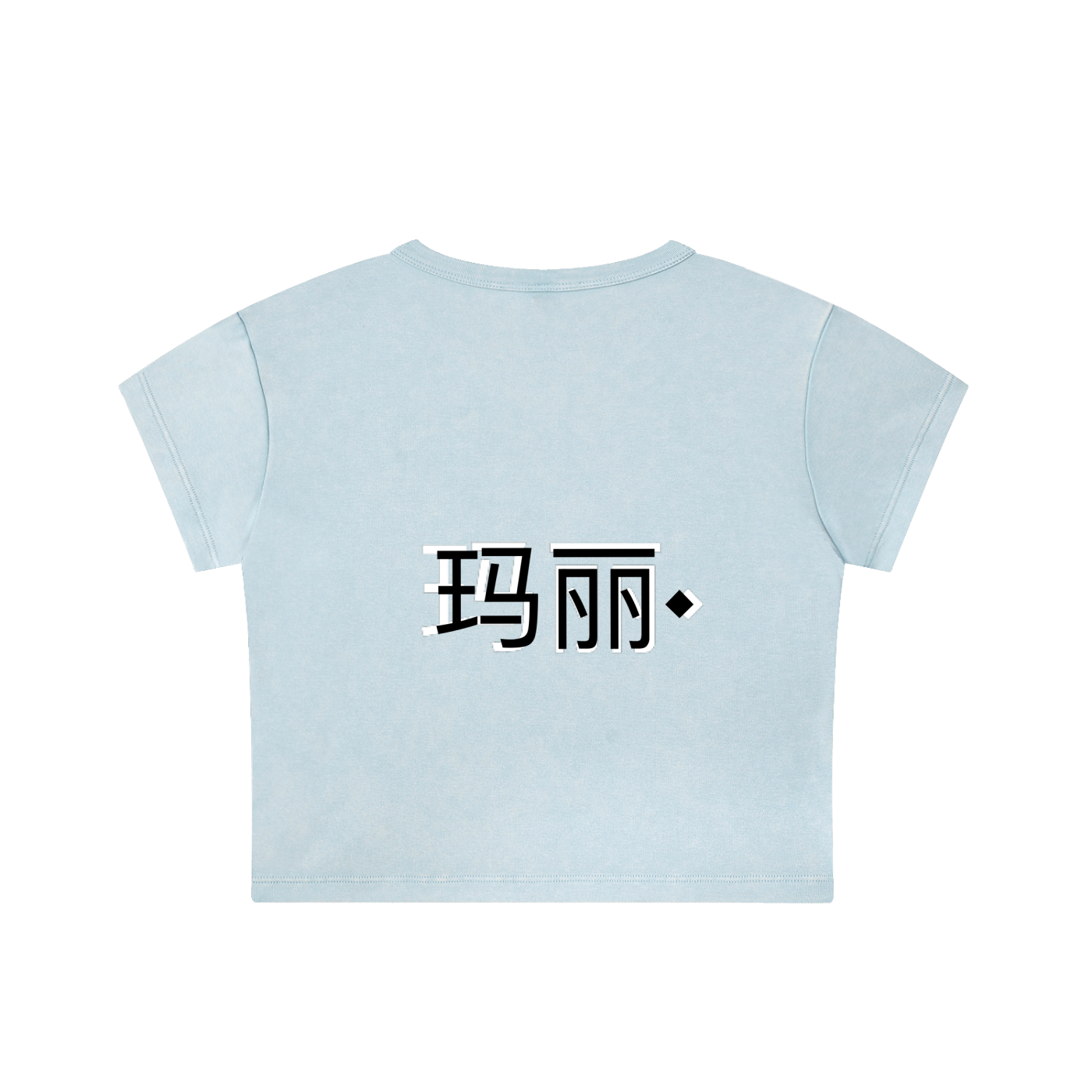 Snow Washed Crop Top